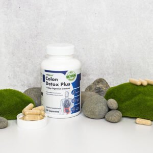 Colon Detox Plus® – 15-day cleanse with probiotics, prebiotics, and plant-based ingredients to support gut health, detox, and digestion.